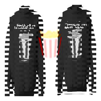 Bucket Of Love Fried Chicken Food Sweatshirt - Monsterry