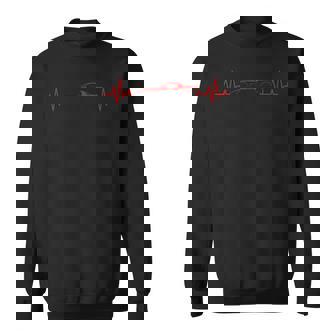 C5 Z06 Vette C5r Heartbeat Stingray Red Sports Car Vintage Sweatshirt - Seseable