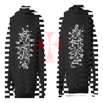Cadeau Croix Des Templiers Croisade Sweater e - Cadeauxyz