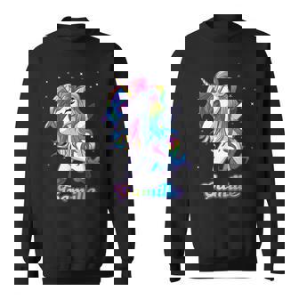 Camille Dabbing Licorne Arc-En-Ciel Nom Personnalisé Sweater e - Cadeauxyz