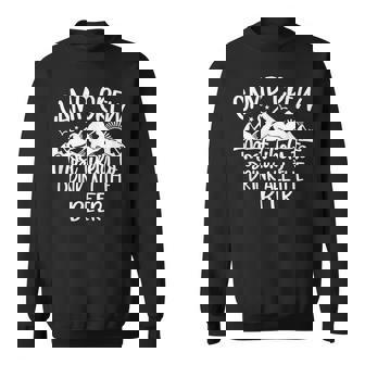 Camp Crew Most Likely To Drink All The Beer Sweatshirt | Mazezy