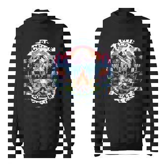 Campfire Social Club Picnic Camping Camper Campfire Sweatshirt - Monsterry
