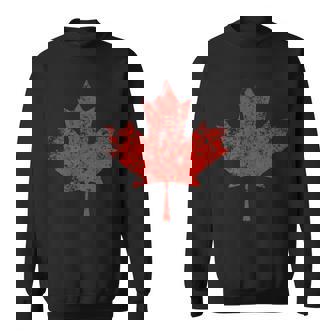 Canada Flag Vintage Maple Leaf Canadian Men Sweatshirt - Monsterry
