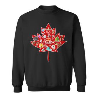 Canada Maple Travel Canadian Elements Sweatshirt - Geschenkecke