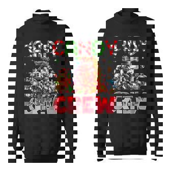 Candy Crew Christmas Candy Cane Sweetie Family Pajamas Sweatshirt - Monsterry