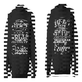 You Cant Tell Me What To Do Daughter And Dad Sweatshirt - Monsterry