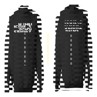 Carnival Costume Matchwood Cooler Saying Carnival Sweatshirt - Geschenkecke