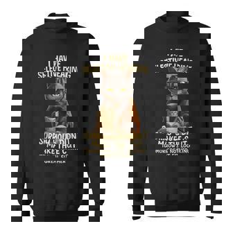 Cat Have Selective Hearing You Didnt Make Cut 0Lz3li Sweatshirt | Mazezy