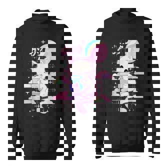 Cat Strawberry Milk Anime 90S Japanese Cat Japan Sweatshirt - Seseable