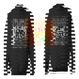 Celebrating Black History Culture Excellence Junenth Sweatshirt - Thegiftio UK
