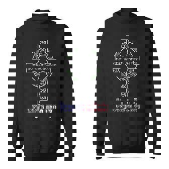Celtic Cross Strength In Unity For Irish-American Fans Sweatshirt - Monsterry