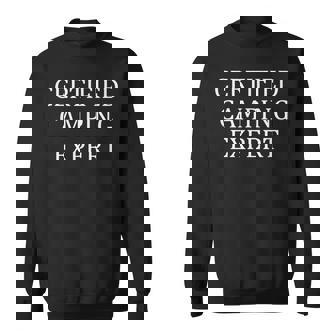 Certified Camping Expert Sweatshirt - Monsterry