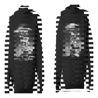 Chat Extraterrestre Ovni Drôle Et Chats Extra-Terrestres Choqués Sweater e - Cadeauxyz