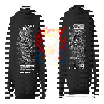 Chat Samouraï Mignon Japon Culture Japonaise Sweater e - Cadeauxyz