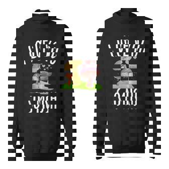 Chemise Humoristique En Forme De Champignon Avec Inscription I Love You So Mush Sweater e - Cadeauxyz