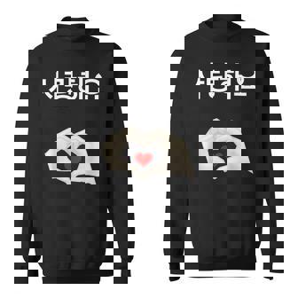 Chemise I Love You En Coréen I Love You Sweater e - Cadeauxyz