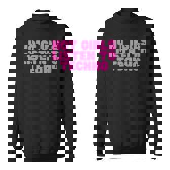 Chicas Calientes Escuchar Techno Dj Edm House Music Raving Slay Camisa de entrenamiento - Regaloses