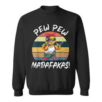 Chick Pew Pew Madafakas intage Crazy Chick S Sweatshirt - Geschenkecke