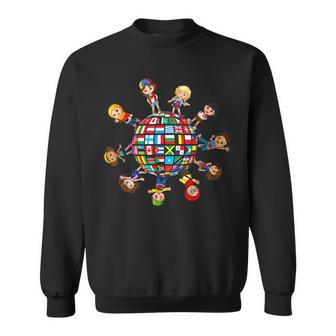 Children's From Different Countries And Nations Flags World Sweatshirt - Geschenkecke