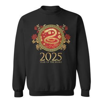 Chinese New Year Of The Snake 2025 Dragon Lunar Zodiac Sweatshirt - Monsterry