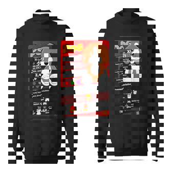 Chinese Zodiac Horoscope Animal Facts Card Year Of The Dog Sweatshirt - Monsterry
