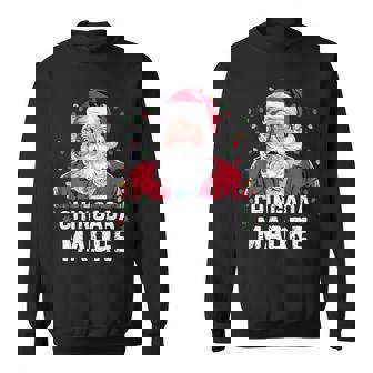 Chingada Madre Mexican Christmas Pajamas Hispanic Xmas Sweatshirt - Monsterry