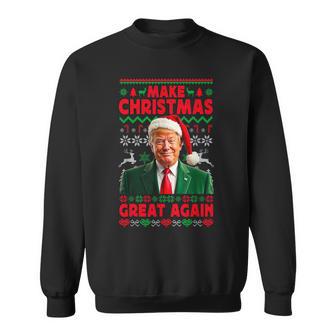 Make Christmas Great Again Santa Trump Christmas Ugly Sweatshirt - Geschenkecke