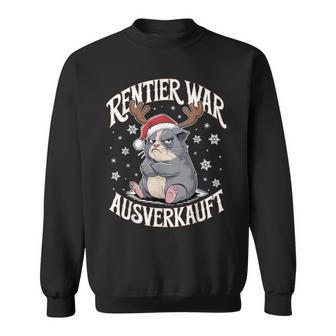 Christmas Guinea Pig Reindeer Was Out Sold Out Sweatshirt - Geschenkecke