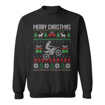 Christmas Jumper Motocross Dirt Bike Racing Christmas Sports Ugly Sweatshirt - Geschenkecke