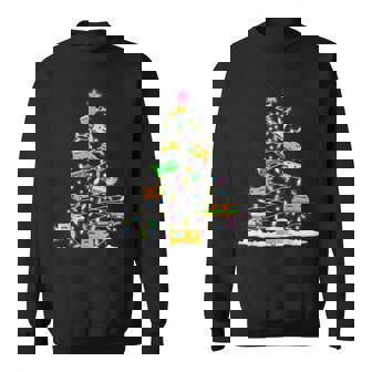 Christmas Lights RVs Christmas Tree Star Ornament Decoration Sweatshirt - Monsterry