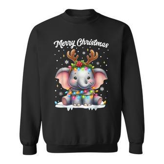 Christmas Outfit Christmas Jumper Elephant Christmas Sweatshirt - Geschenkecke