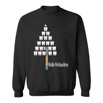 Christmas Th Christmas Tree Dentist Tooth Sweatshirt - Geschenkecke