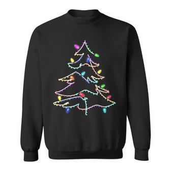 Christmas Tree Fairy Lights Christmas Tree Winter Sweatshirt - Geschenkecke