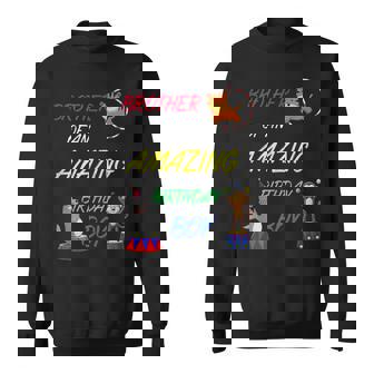 Circus Birthday Brother Of An Amazing Birthday Boy Tank Top Sweatshirt - Monsterry