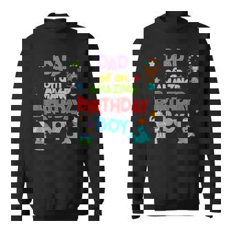 Circus Birthday Party Dad Of An Amazing Birthday Boy Sweatshirt - Monsterry