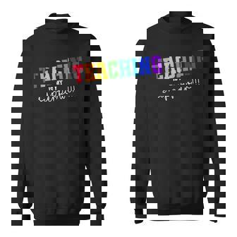 Citation Humoristique Pour Professeur Arc-En-Ciel Sweater e - Cadeauxyz