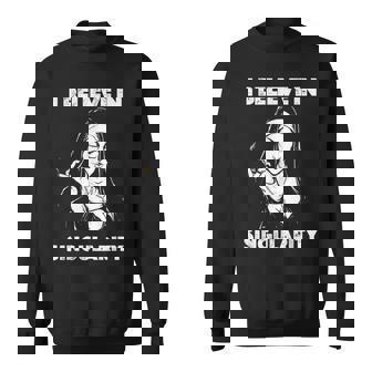 Citation Ia Je Crois En La Singularité Sweater e - Cadeauxyz