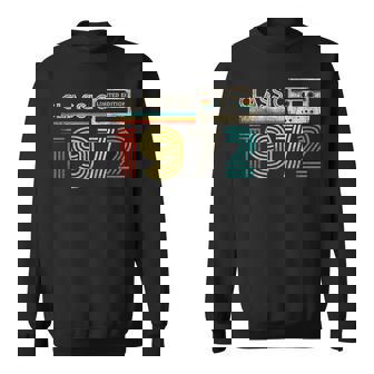 Classic 1972 Retro Birthday Idea 1972 Cassette Tapeintage Camisa de entrenamiento - Regaloses
