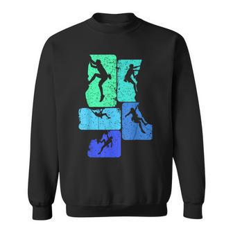 Climbing Climber Mountaineering Bouldering Sweatshirt - Geschenkecke