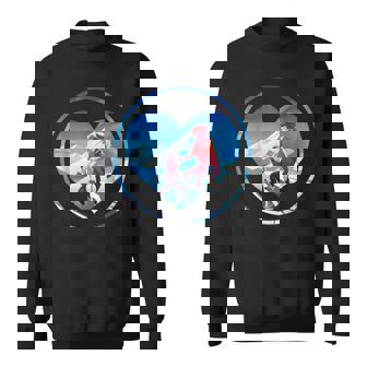 Climbing Couple Goals Love Mountain Climber Heart Sweatshirt - Monsterry