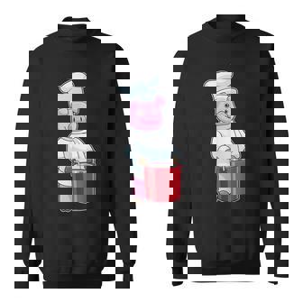 Cochon Cuisiner Toque De Chef Marmite Sweater e - Cadeauxyz