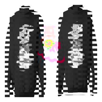 Cochon Mariée Bouquet De Fleurs Mariage Sweater e - Cadeauxyz