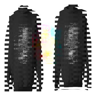 Código Binario Efecto Glitch Arte Abstracto Camisa de entrenamiento - Regaloses