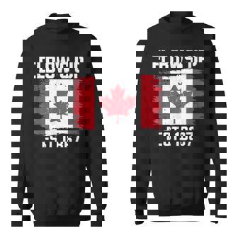 Codos Hacia Arriba Canadá Est 1867 Orgulloso Canadiense Fuerte Canadá Camisa de entrenamiento - Regaloses