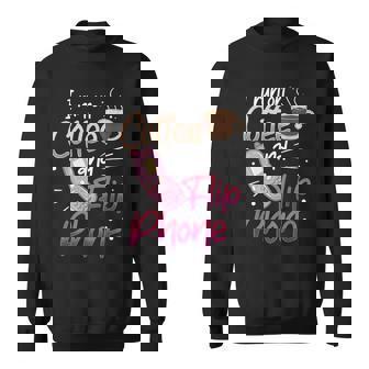 Coffee Addict Latte Lovers 90S Flip Phone Vintage Cell Phone Sweatshirt - Monsterry