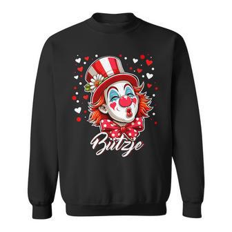 Cologne Carnival Kölsch Bützje Kölle Alaafeedel Clown Sweatshirt - Geschenkecke