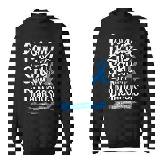 Colon Cancer Awareness Colorectal Cancer Month Sweatshirt | Mazezy