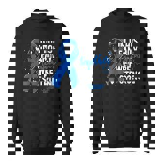 Colorectal Cancer Support Family Colon Cancer Awareness Sweatshirt | Seseable FR