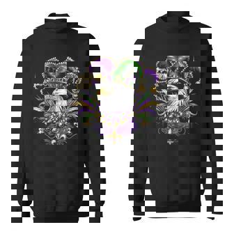 Colorful Eagle For Mardi Gras Party Celebrations Sweatshirt - Monsterry