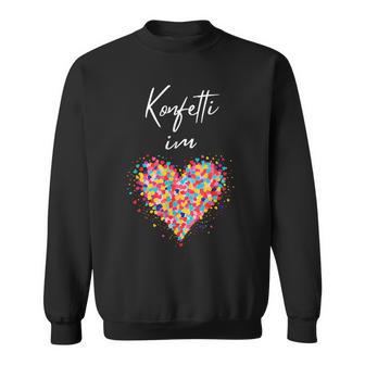 Confetti In The Heart Carnival Fancy Dress Costume Replacement Sweatshirt - Geschenkecke